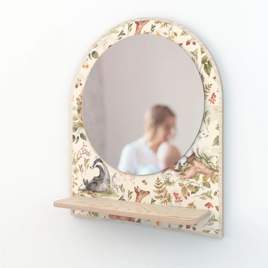 Cute Forest Animals Accent Mirror