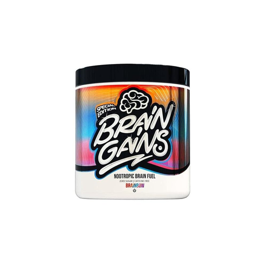 Brain Gains Nootropic Brain Fuel Special Edition, Brainbow - 260g