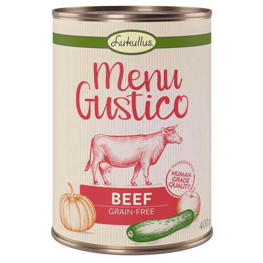 Lukullus Menu Gustico Beef - Grain-free - 6 x 400g