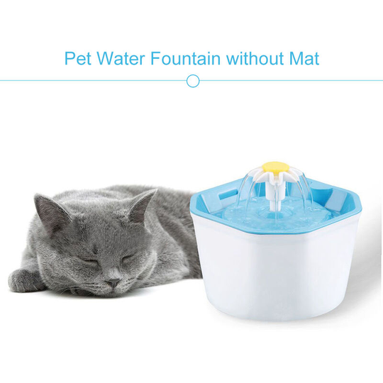 Lifcausal - 1.6L Automatic Pet Water Fountain Silent Drinking Electric Water Dispenser Feeder Bowl for Cats Dogs Multiple Pets
