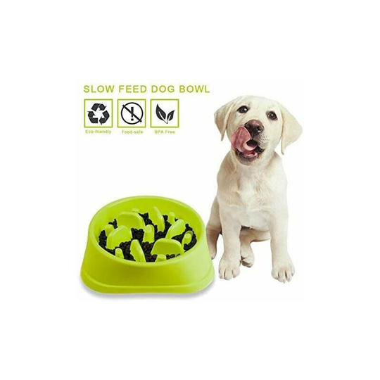 Non-slip labyrinth pet food bowl - promotes a healthy diet and a slow digestion