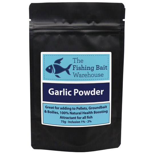 Garlic Powder 75g - Fishing Bait Powdered Additives - Carp Fishing - Bait Making