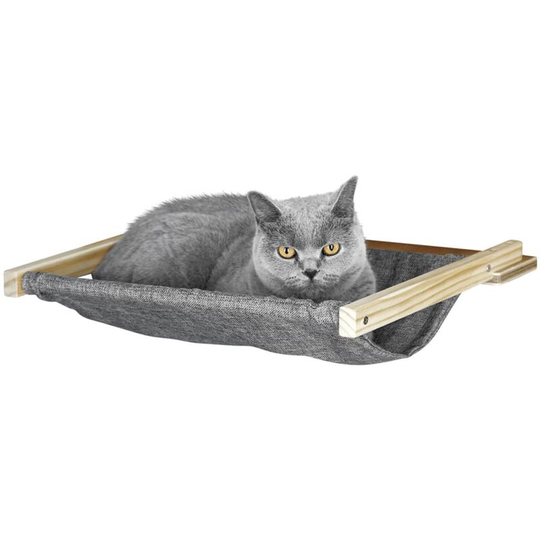 Kerbl - Wall-Mounted Cat Hammock Tofana 45x40 cm Grey 81544 Grey