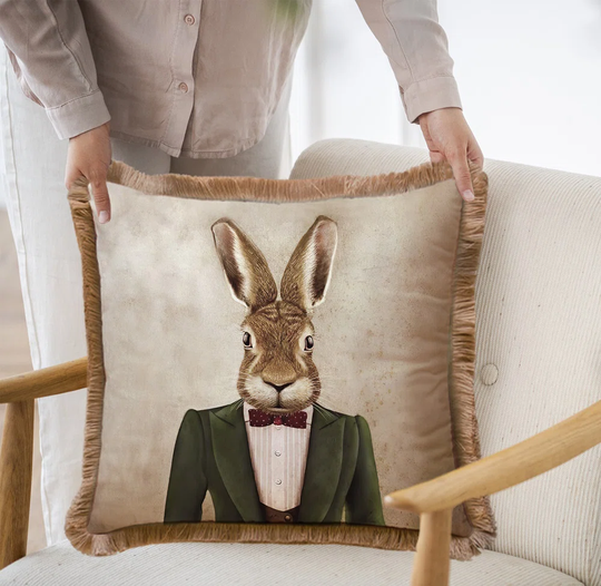 Cromberg Animal Print Square Scatter Cushion Cover