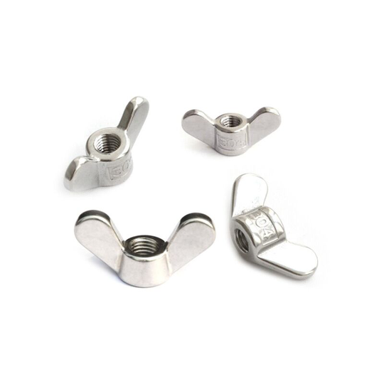 Betterlifegb - 60pcs Wing Nuts M4 M5 M6 M8 Wing Nuts Assorted Stainless Steel Wing Nuts Butterfly Wing Nut for diy Tools Machinery Electronic