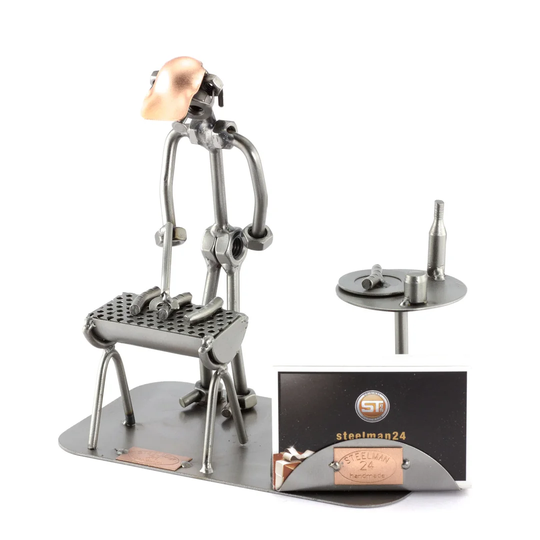 Barbecue Grill Screw Man Place Card Holder