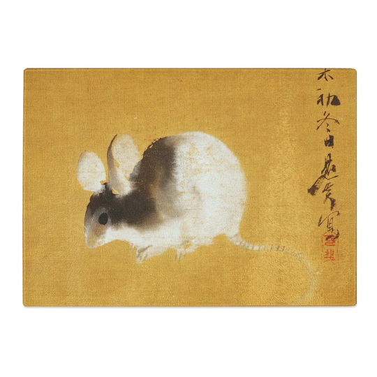 Tempered Glass Mouse by Shibata Zeshin Chopping Board