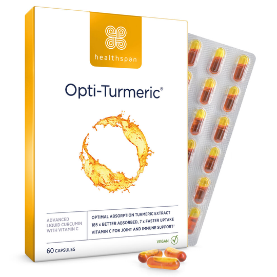 (60 Capsules) Healthspan Opti-Turmeric, Joint Support, Vegan