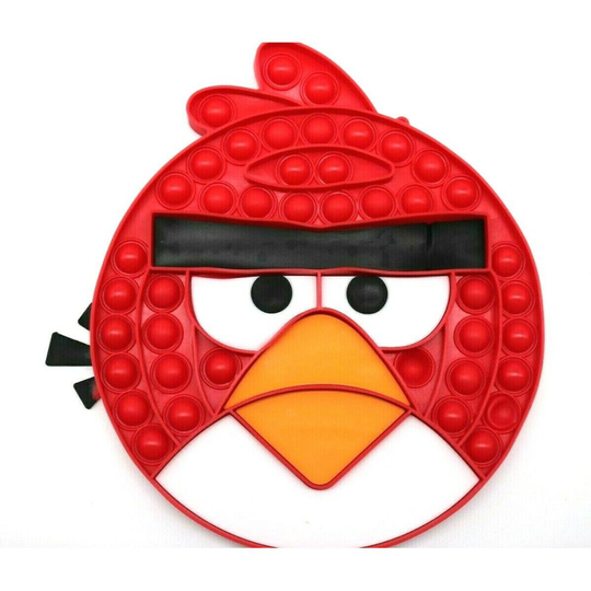 Red - angry bird - 20 cm Popit