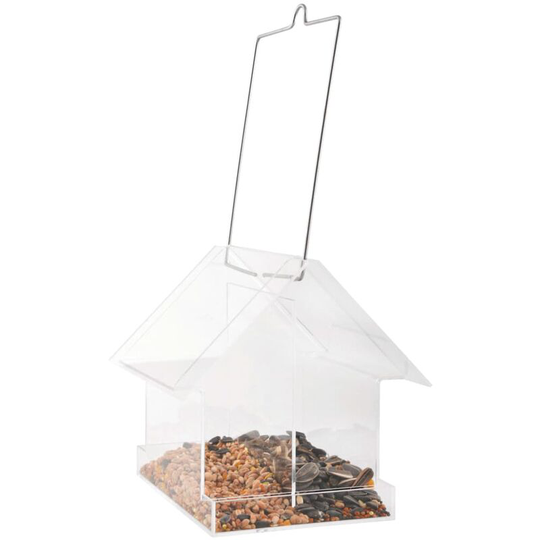 Hommoo - Esschert Design Hanging Combi Feeder House Acrylic
