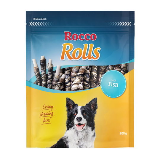 Rocco Rolls Chew Sticks - with Fish (200g)