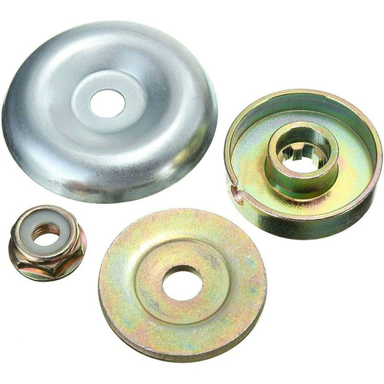 4pcs Replacement Metal Gearbox Blade Nut Fastener Kit For Brush Cutter Brush Cutter For Brush Cutter Lawn Mower
