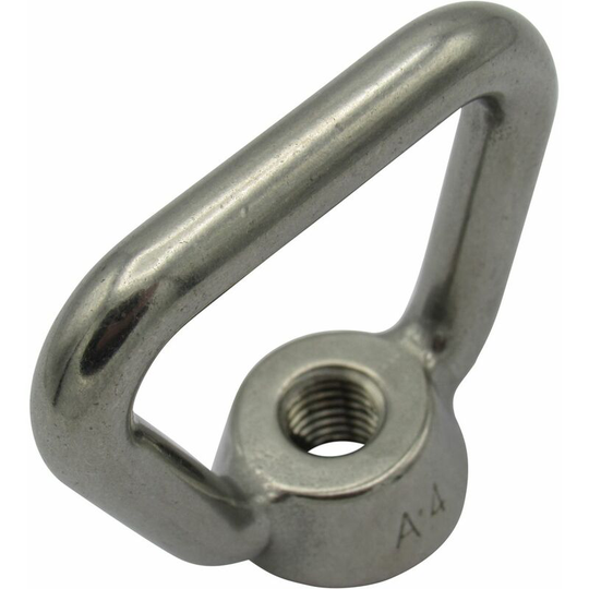 Stainless Steel Rectangular Eye Nut M12 (Rigging Deck Loop Rope)