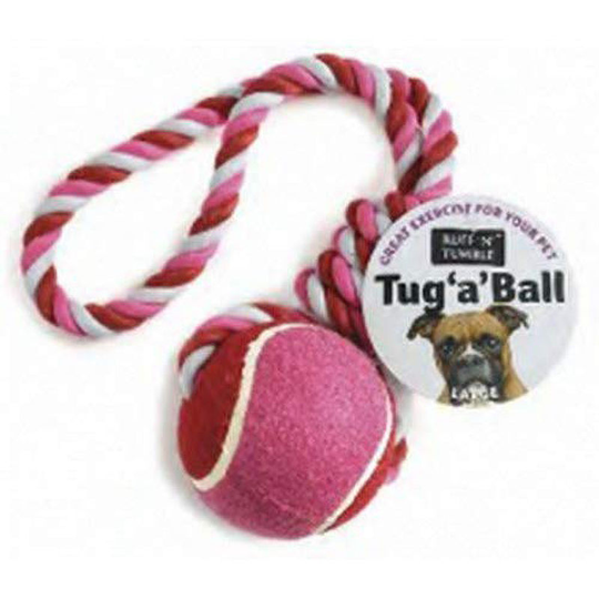 Tug a Ball Dog Toy (Medium) (May Vary) - May Vary - Ruff N Tumble