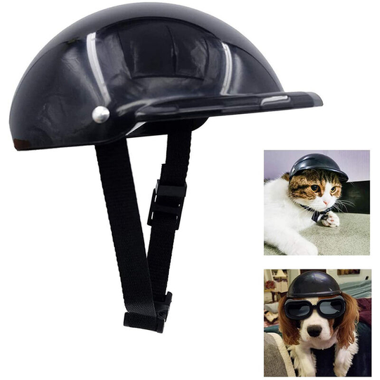Pet Dog Helmet Doggie Hardhat for Puppy Chihuahua Blind Dogs Riding Motorcycles Bike Outdoor Activities to Protect Head Sunproof Rainproof Pet