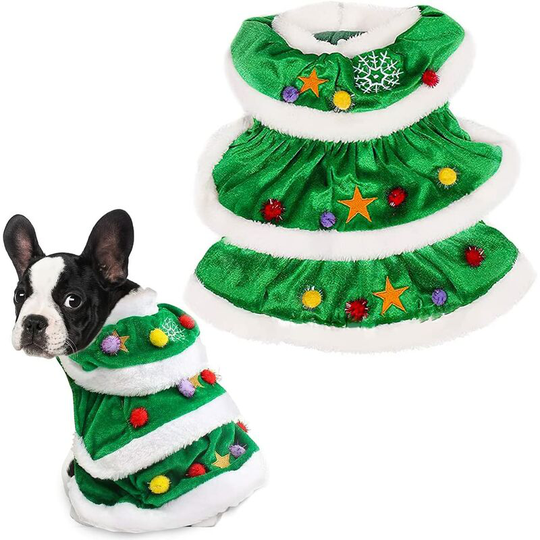 FVO - Christmas Dog Costume, XiXiRan Pet Dog Costume, Christmas Tree Dog Clothes(XL)