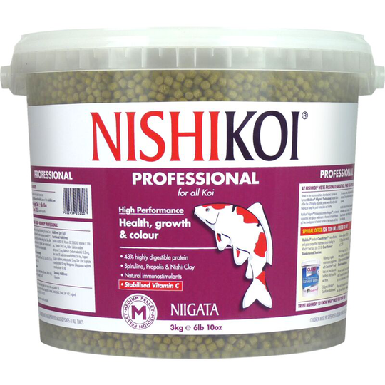 Nishikoi - 3kg Nigata Professional Pellets (medium)
