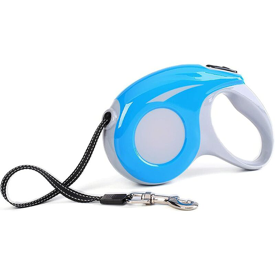 Denuotop - Retractable Dog Leash, 5M Automatic Retractable Dog Leash Nylon Tape with Reflective Stitching Heavy Duty Extendable Leashes Telescopic
