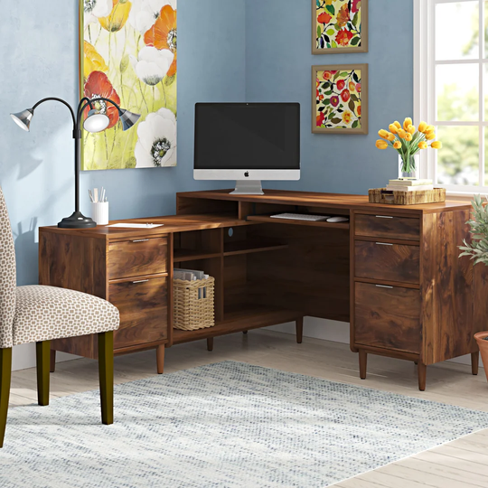 Vosburgh L-Shape Executive Desk