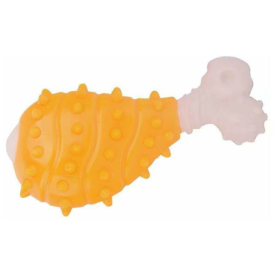 Thsinde Pet Toy Molar Toy Chicken Leg Type, Easy To Clean And Soothe Emotions, Suitable For Soothing Medium And Large Dogs (yellow)