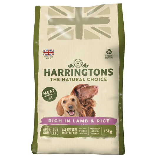 Harringtons Complete Adult Dog - Rich in Lamb & Rice - 15kg