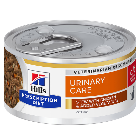 Hill's Prescription Diet Feline c/d Urinary Stress Stew - Chicken - 24 x 82g