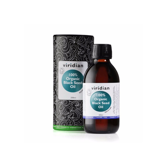 Viridian 100% Organic Black Seed Oil, 200ml