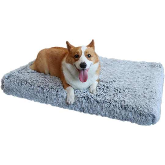 Dog Bed Pet Bed Pet Sofa Square Pet Cushion, Dog House Cat Cushion Pet Nest Gray s