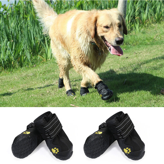 Dog Shoes Rain Boots Waterproof Dog Shoes 4 PCS size 8