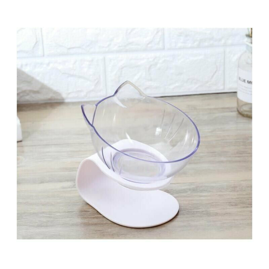 Pet Food Bowl With Raised Stand For Cats And Small Dogs