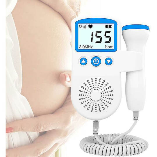3.0mhz Doppler Fetal Heart Rate Heartbeat Monitor Battery Powered Detector_(costbuy)