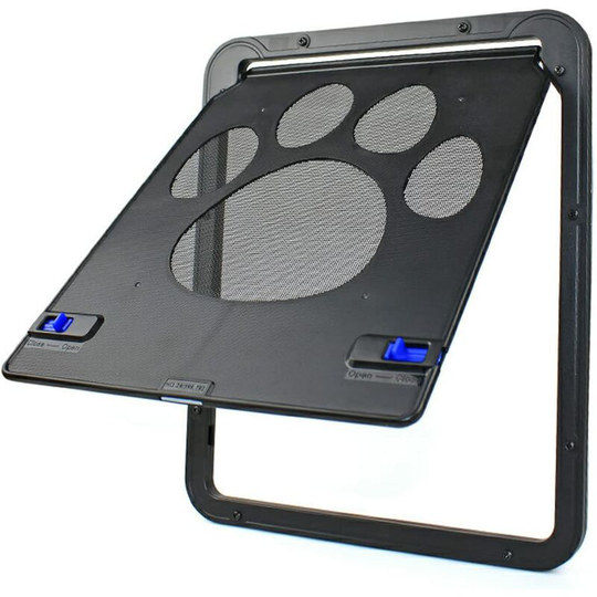 Cat Door Cat Door with Flap Closure Automatic Closing and Locking Cat Flap for Small Dogs, Cats or Other Small Animals