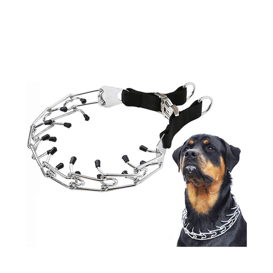 Adjustable Pitbull Prong Dog Collar