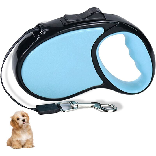 Perle Raregb - Retractable dog leash, retractable dog leash, tangle free, one button braking and locking, very suitable for small and medium dogs (5