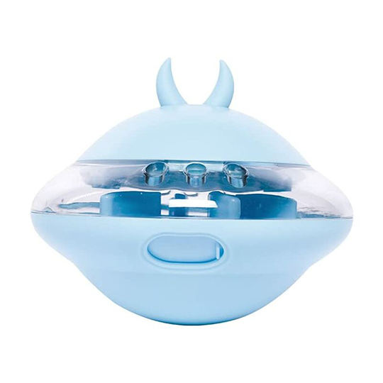 This tumbler dog toy is a treat dispensing ball and interactive dog toy. The dogs get their food while playing with the ballr your lovely pets and