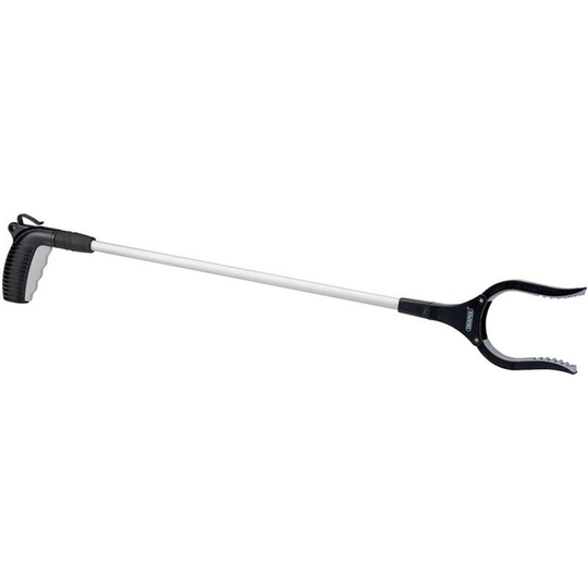 Litter Picker Rotating 4 Position Head 82cm Pick Up Grabber Claw 47418 - Draper