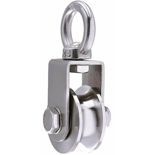 Langray - 304 stainless steel rope pulley pulley, max load 200kg
