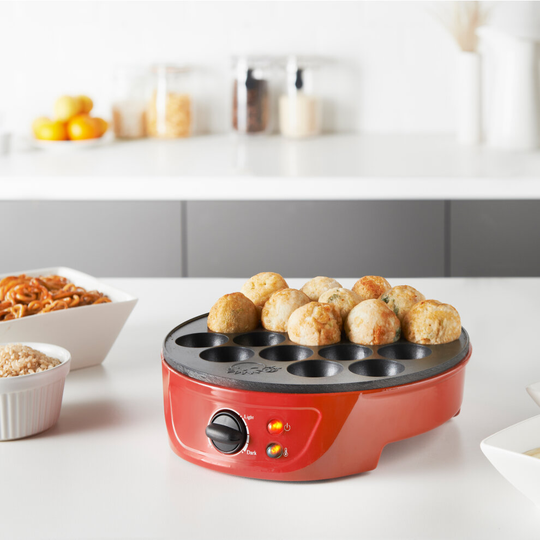 Global Gizmos 37529 Pancake Ball and Takoyaki Maker / Non-Stick Coating
