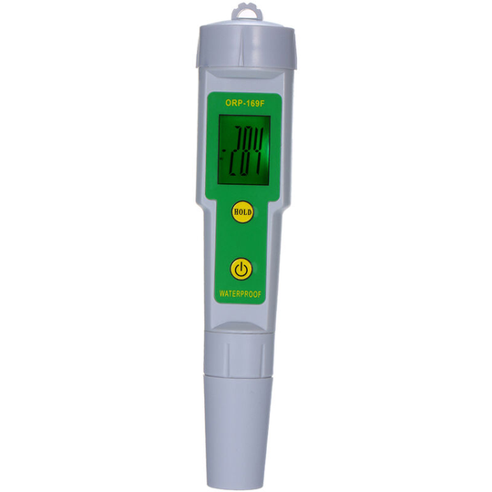 ORP Tester IP55 Waterproof Backlight Display Water Quality Tester for Drinking Water Hydroponics Aquarium Swimming pool White ORP-169F,model:White