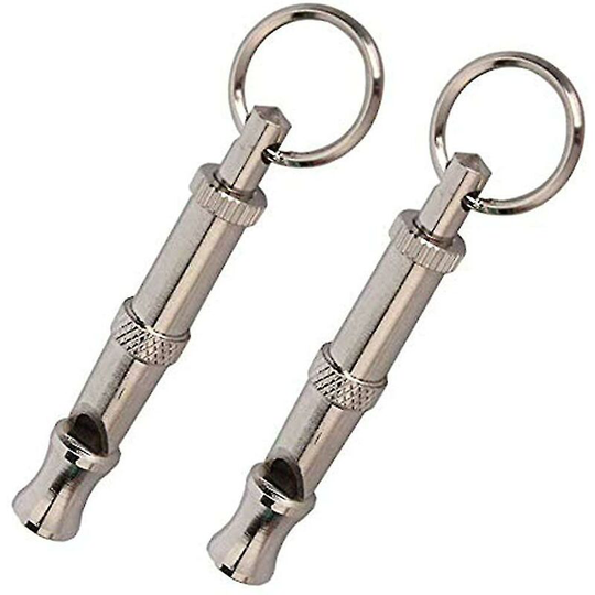 Deckon - 2pcs Adjustable Training Ultrasonic Dog Whistle