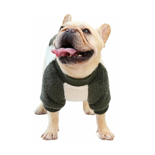 Pet Dog Autumn Winter Apparel Cool Warm Cloth British Style Vest Cozy Jacket Coats Small Medium Dogs (L,GREEN)