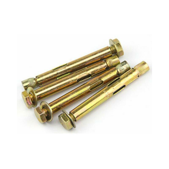 8 Pcs Expansion Screw Bolts M6 x 8 x 60 mm Hex Nut Expansion Bolt Sleeve Anchors(Carbon Steel)