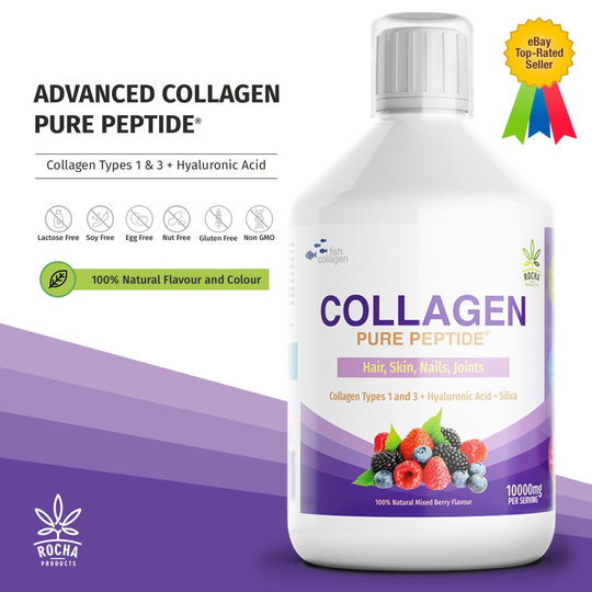 Fish Collagen Liquid 10000mg | Anti Wrinkle | Anti Ageing 500ml