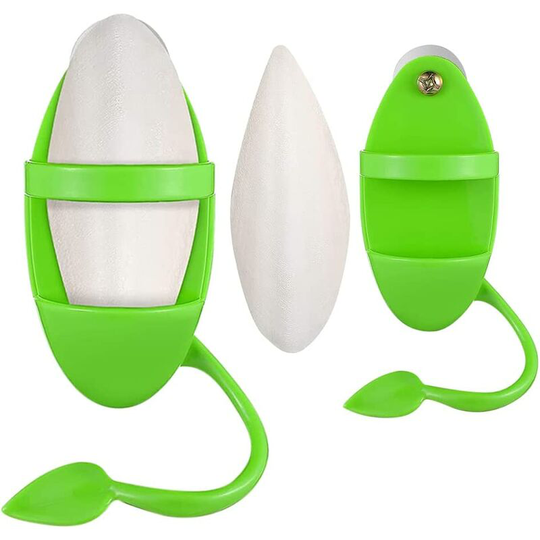 Set of 2 Parrot Bird Squid Bone Stand Parrot Feeder Bird Feeder with Stand for Parakeets to Hold Fruits Vegetables