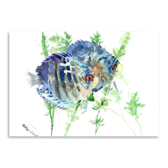 "Aquarium Fish" Painting Print