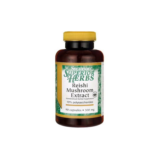 Swanson Reishi Mushroom Extract, 500mg - 90 caps