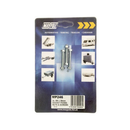 Maypole - Socket Nuts & Bolts - M5 - 35mm - 246