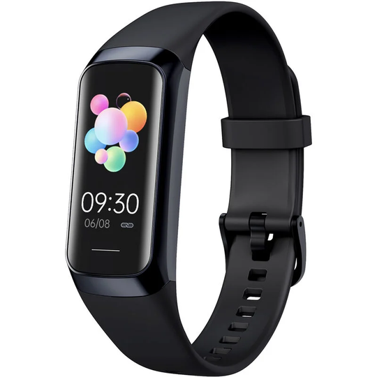 C60 Body Temperature Bracelet Watch Smart Sports Bracelet 3ATM Waterproof Heart Rate Blood Pressure Oxygen Body Temperature, Black - Black
