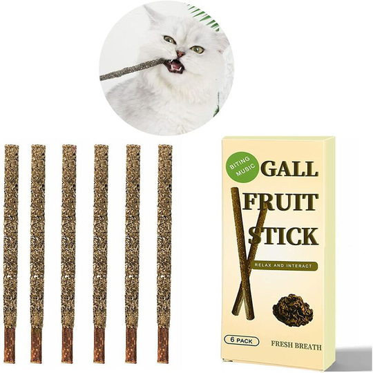 6 Matatabi Catnip Sticks, Natural Cat Toys, Cat Treats, Dental Care