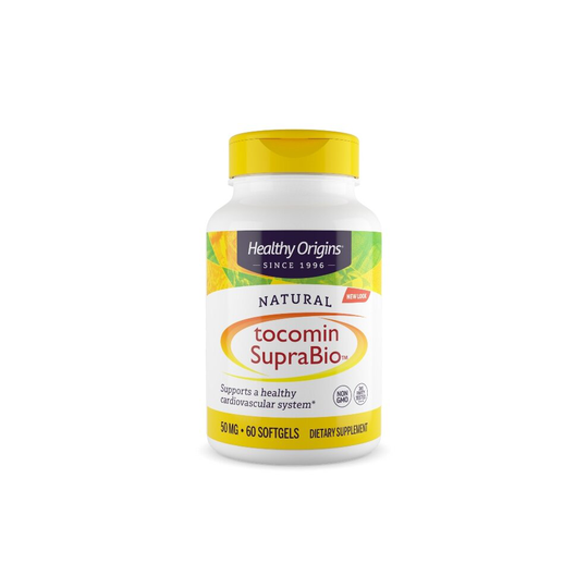 Healthy Origins Tocomin SupraBio Tocotrienols 50 mg 60 Softgels